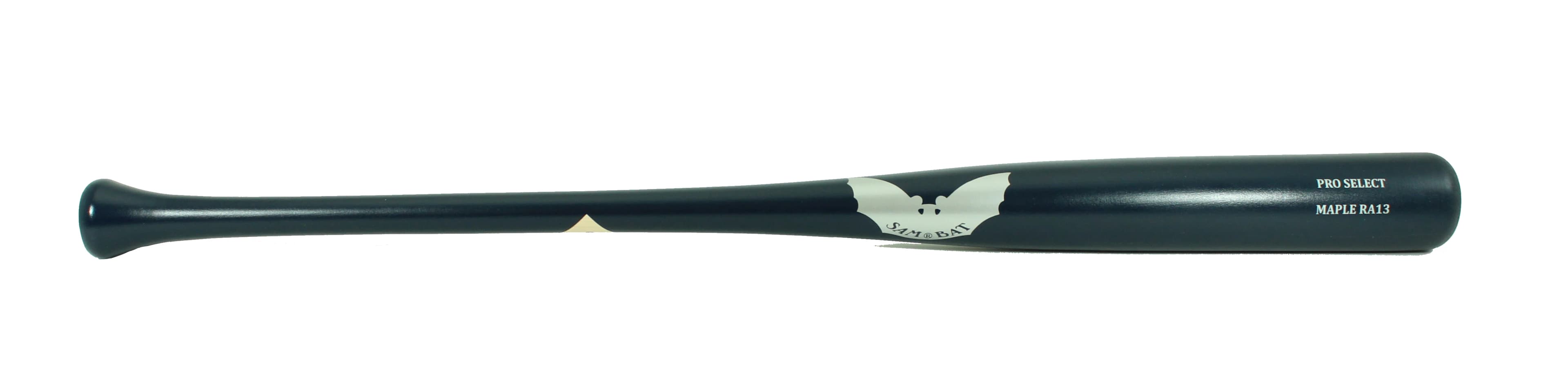 Sam Bat RA13 - Stock / All Navy (Silver) - Pro Select, game wood bats, adult: photo from Sam Bat