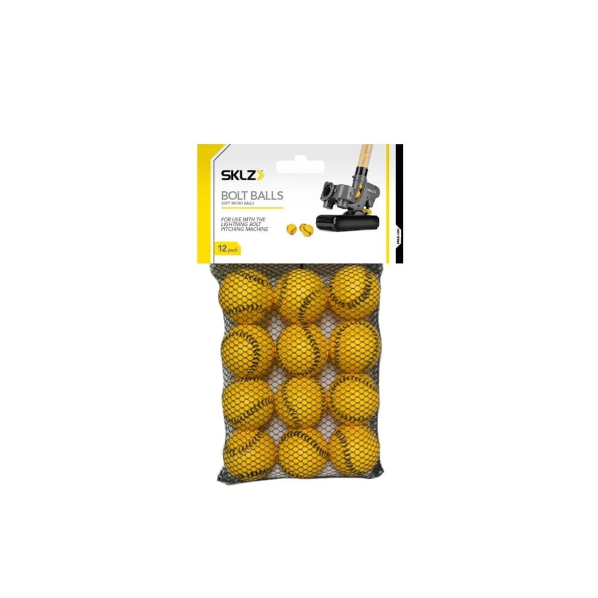 SKLZ Bolt Balls, hitting training balls: photo from SKLZ