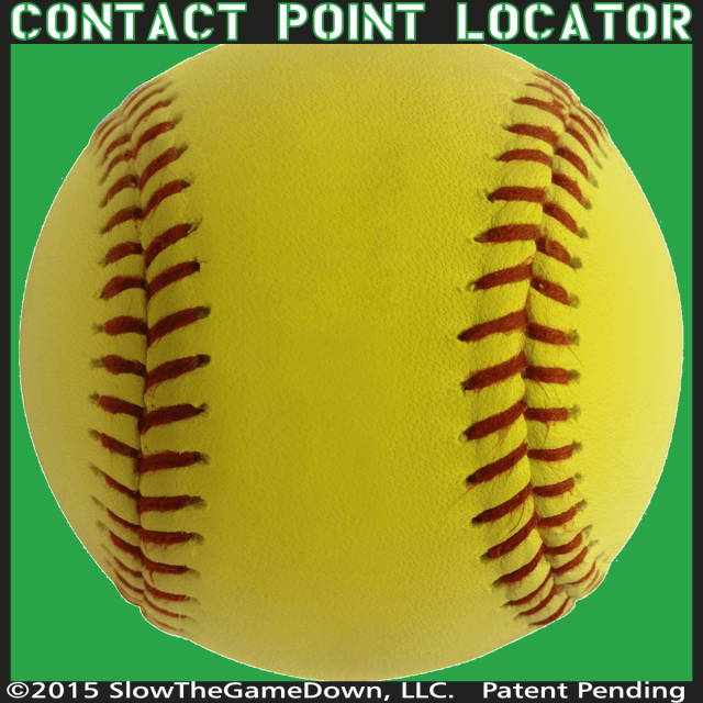 Slow The Game Down Contact Zone Locator, swing path and connection aids: photo from Slow The Game Down