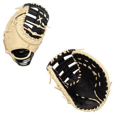 SSK Baseball SSK Limited Edition Andrew Vaughn ZPro 13" Baseball First Base Mitt ZPVAUGHN-1300CMLBLK, first base mitts: photo from SSK Baseball