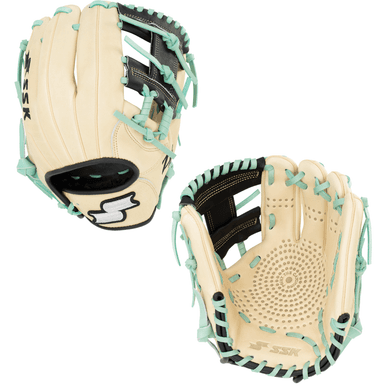 SSK Baseball SSK Z5 Craftsman 11.5” Infield Baseball Glove Z5-1150CMLBLKMNT1, infield gloves: photo from SSK Baseball
