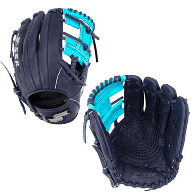 SSK Baseball SSK Z5 Craftsman 11.5” Infield Baseball Glove Z5-1150NVYEBL1, infield gloves: photo from SSK Baseball