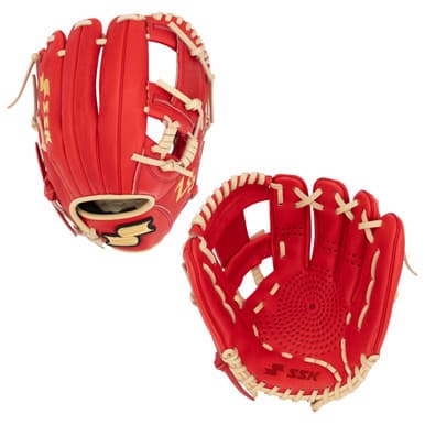SSK Baseball SSK Z5 Craftsman 11.5" Youth Baseball Glove Z5Y-1150REDCML1, youth gloves: photo from SSK Baseball