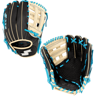 SSK Baseball SSK Z5 Craftsman 11.75” Infield Baseball Glove Z5-1175BLKCMLEBL3, infield gloves: photo from SSK Baseball