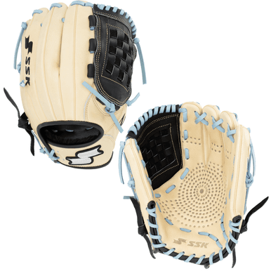 SSK Baseball SSK Z5 Craftsman 11.75” Infield/Pitcher’s Baseball Glove Z5-1175CMLBLKCOL10, utility gloves: photo from SSK Baseball