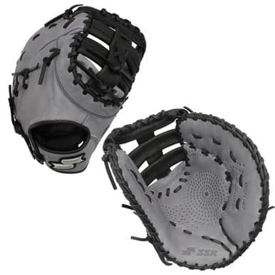 SSK Baseball SSK Z5 Craftsman 12.5" Baseball First Base Mitt Z5-1250GRYBLK9, first base mitts: photo from SSK Baseball