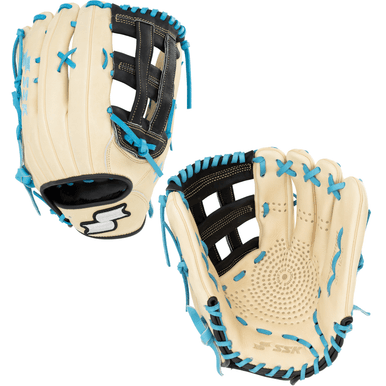 SSK Baseball SSK Z5 Craftsman 12.75” Outfield Baseball Glove Z5-1275CMLBLKEBL3, outfield gloves: photo from SSK Baseball