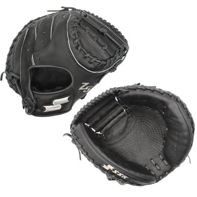 SSK Baseball SSK Z5 Craftsman 32.5" Baseball Catcher's Mitt Z5-3250BLK6 DIMPLE ®, catcher's mitts: photo from SSK Baseball