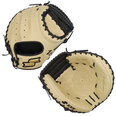 SSK Baseball SSK Z5 Craftsman 33" Baseball Catcher's Mitt Z5-3300CMLBLK6, catcher's mitts: photo from SSK Baseball