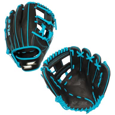 SSK Baseball SSK Z7 Specialist 11.5" Infield Baseball Glove Z7-1150BLKEBL1, infield gloves: photo from SSK Baseball