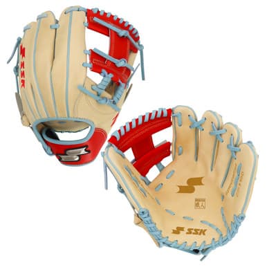 SSK Baseball SSK Z7 Specialist 11.5" Infield Baseball Glove Z7-1150CMLCOLRED1, infield gloves: photo from SSK Baseball