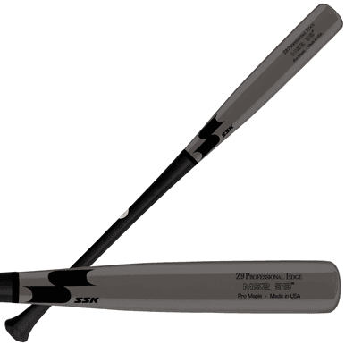 SSK Baseball SSK Z9 Professional Edge MS2 Pro Maple Wood Baseball Bat – Z9-MS2-BLKCHABLK, game wood bats, adult: photo from SSK Baseball
