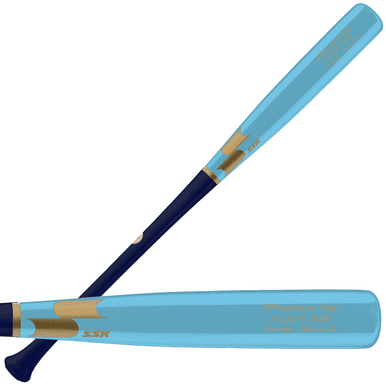 SSK Baseball SSK Z9 Professional Edge RC24 Pro Maple Wood Baseball Bat – Z9-RC24-NVYCOLGLD, game wood bats, adult: photo from SSK Baseball