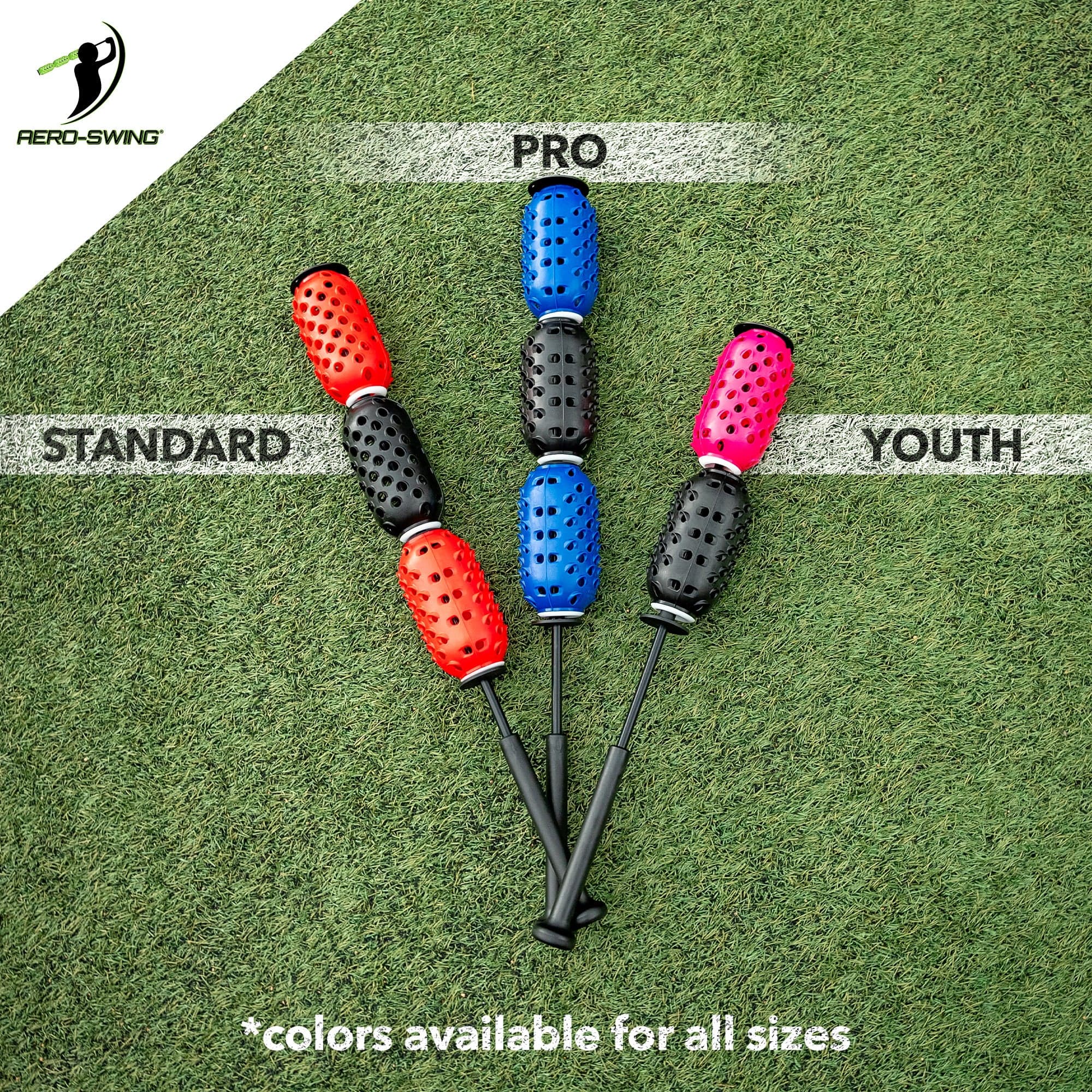 Stinger Sports Aero-Bat with Aero-Balls Baseball/Softball Swing Speed Trainer and On-Deck Warm Up Device, underload and speed bats: photo from Stinger Sports