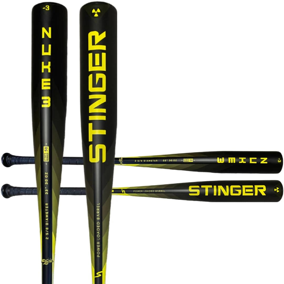 Stinger Sports NUKE 3 Aluminum BBCOR Certified -3 Baseball Bat, BBCOR bats: photo from Stinger Sports