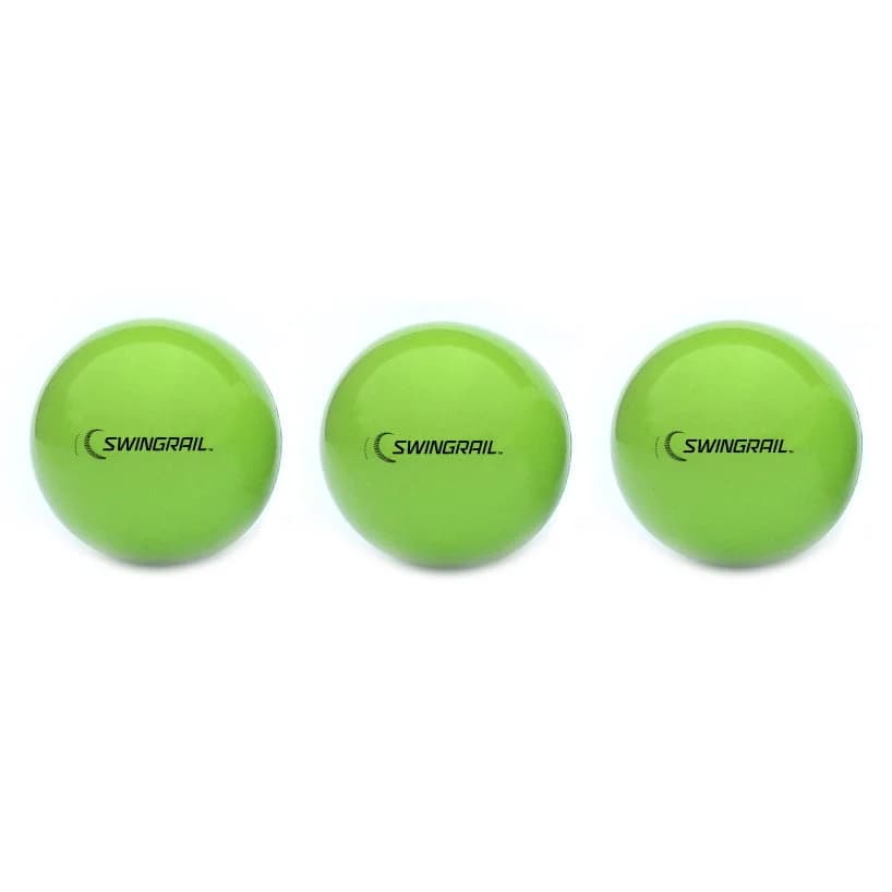 SwingRail 3 Weighted Balls, hitting training balls: photo from SwingRail