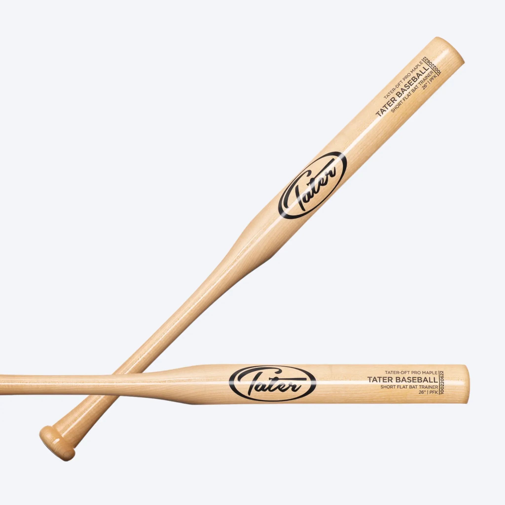 Tater Baseball Tater® DFT Double Flat Trainer, flat and contact bats: photo from Tater Baseball