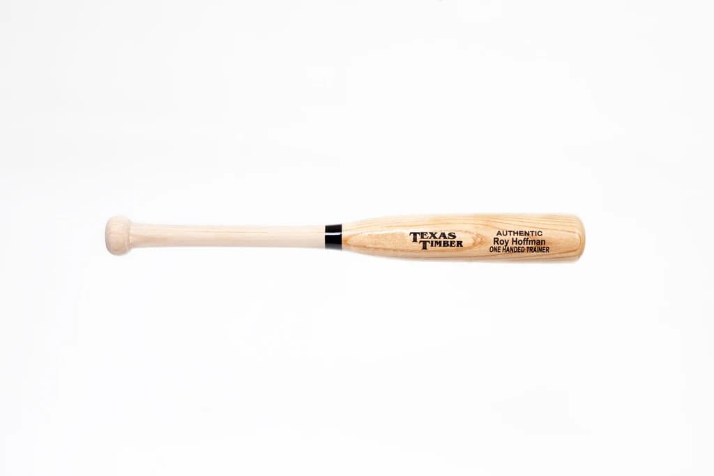 Texas Timber One Handed Trainer, one-hand bats: photo from Texas Timber