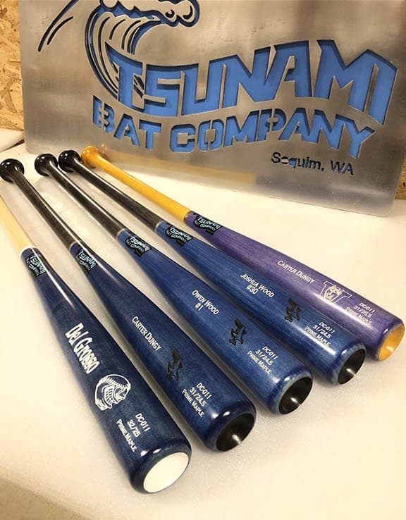 Tsunami Bat Company Intermediate, game wood bats, adult: photo from Tsunami Bat Company