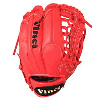 Vinci Pro 11.5 Inch Fielders Glove-Limited Series JC3300-L in Red, utility gloves: photo from Vinci Pro
