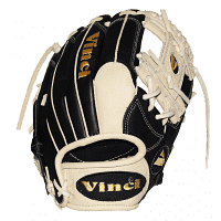 Vinci Pro 11.5 Inch Fielders Glove-Limited Series JV21 Black and Blonde, infield gloves: photo from Vinci Pro