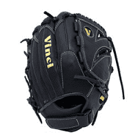 Vinci Pro Mesh Series TC21-VM Black with Black Mesh 12 Inch Fielders Glove, utility gloves: photo from Vinci Pro