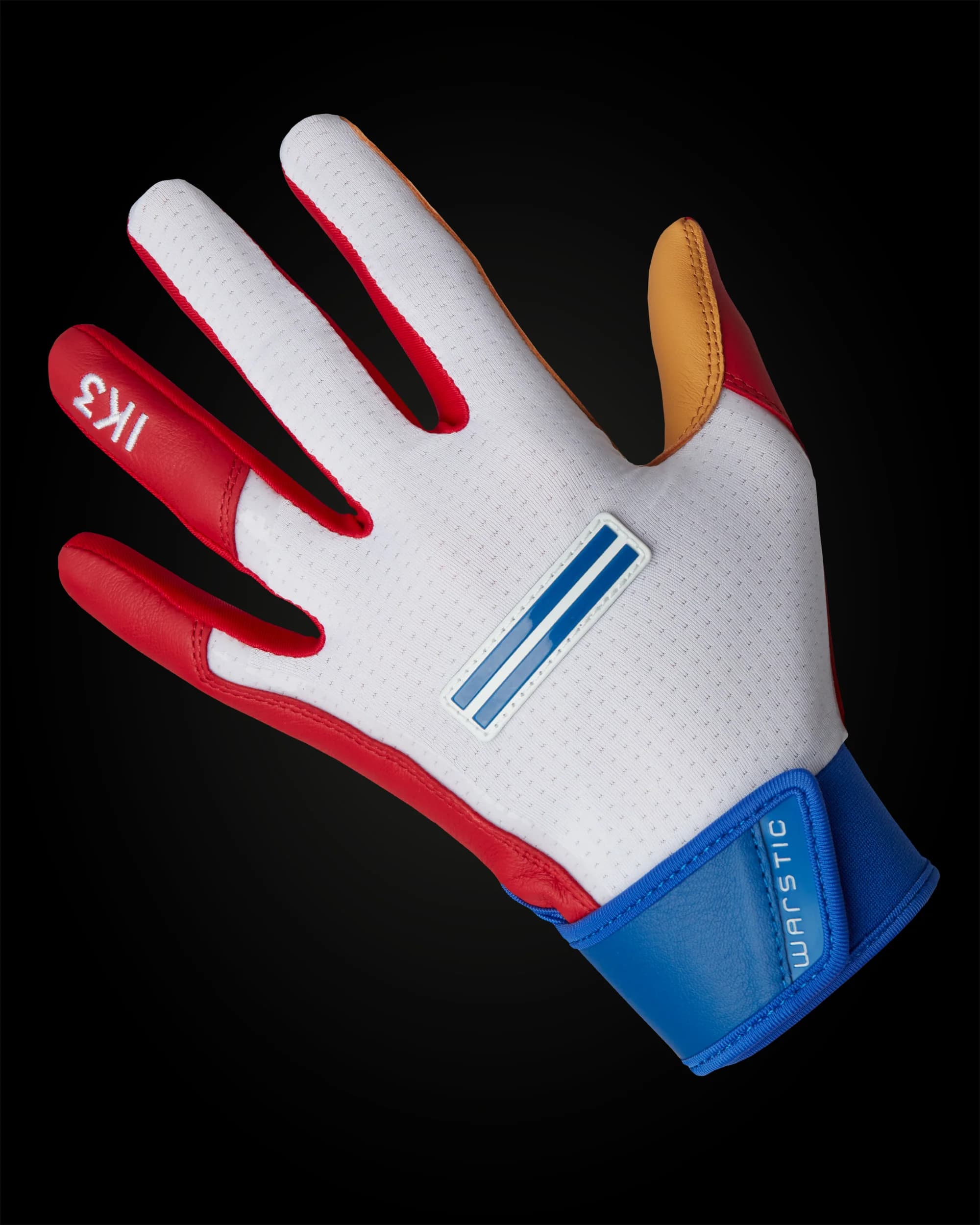 Warstic IK3 Pro Short Cuff Batting Gloves "USA", batting gloves: photo from Warstic