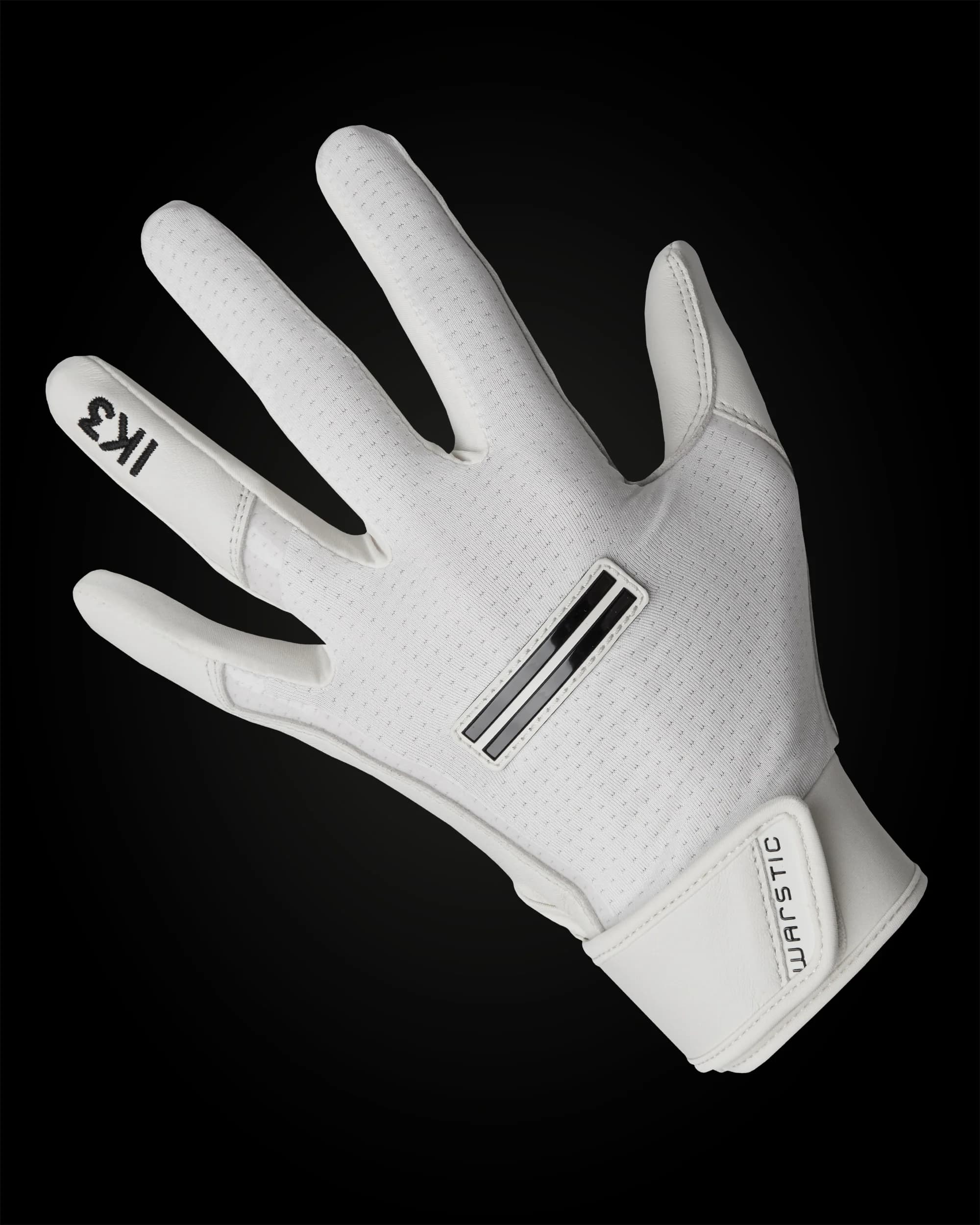 Warstic IK3 Pro Short Cuff Batting Gloves "White", batting gloves: photo from Warstic