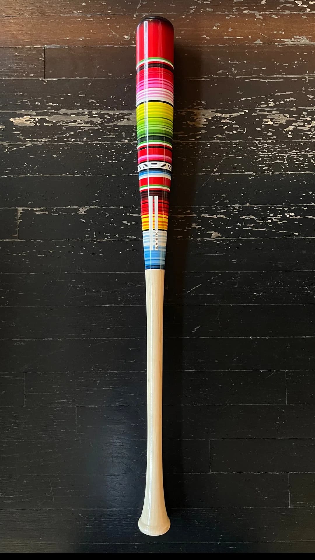 Warstic "Sarape" Ink Dot WS271 Maple Wood Bat, game wood bats, adult: photo from Warstic