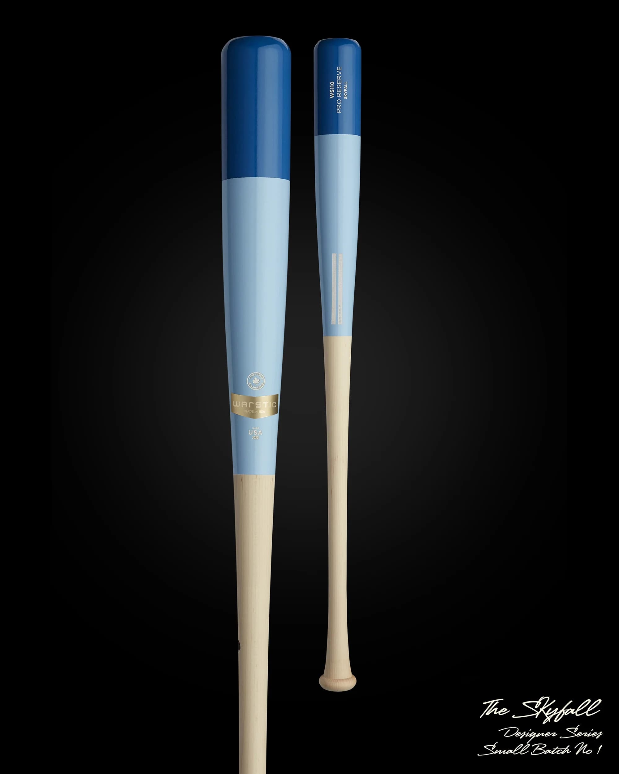 Warstic The Skyfall Small Batch Wood Bat, game wood bats, adult: photo from Warstic