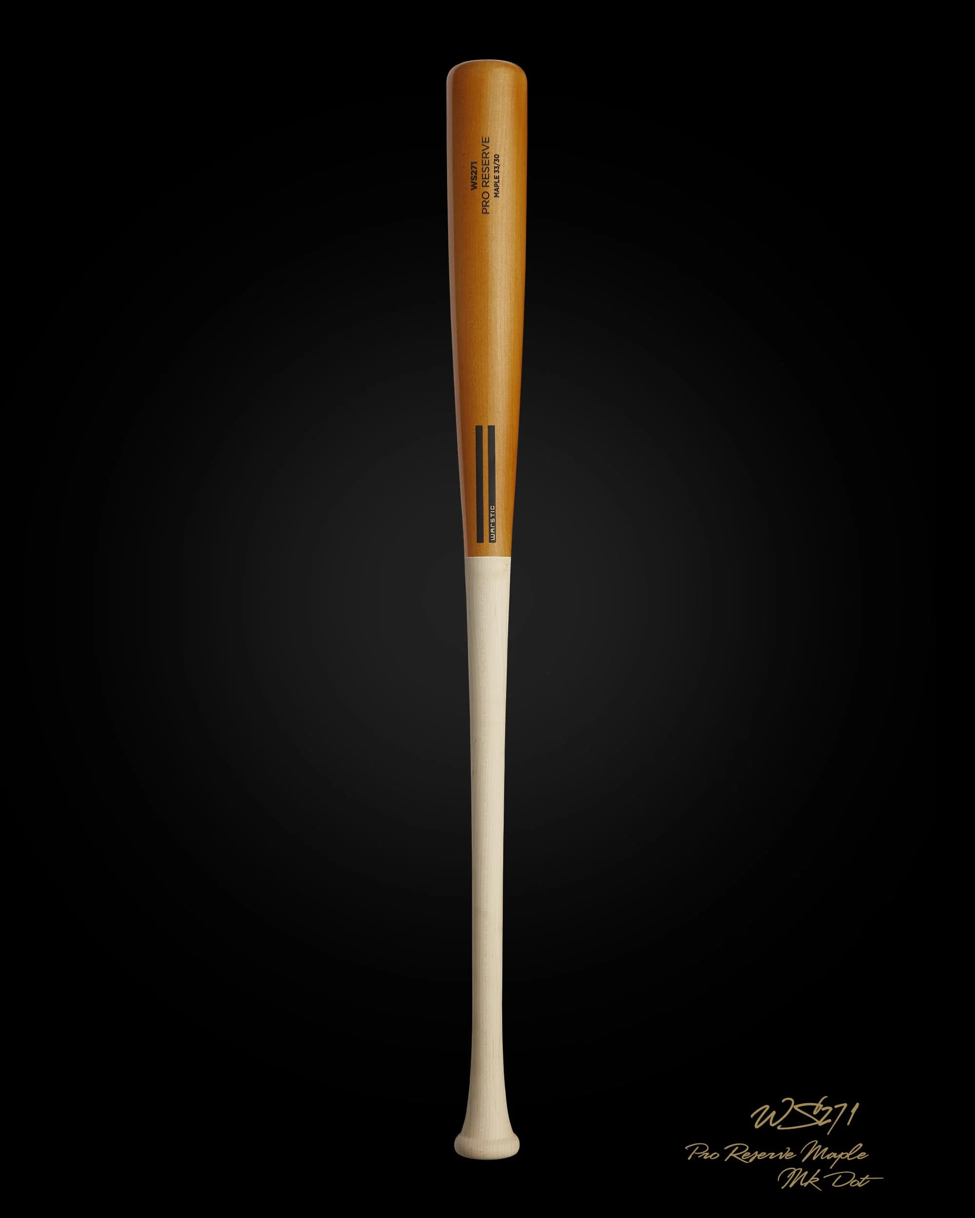 Warstic WS271 Pro Reserve Maple Wood Bat, game wood bats, adult: photo from Warstic