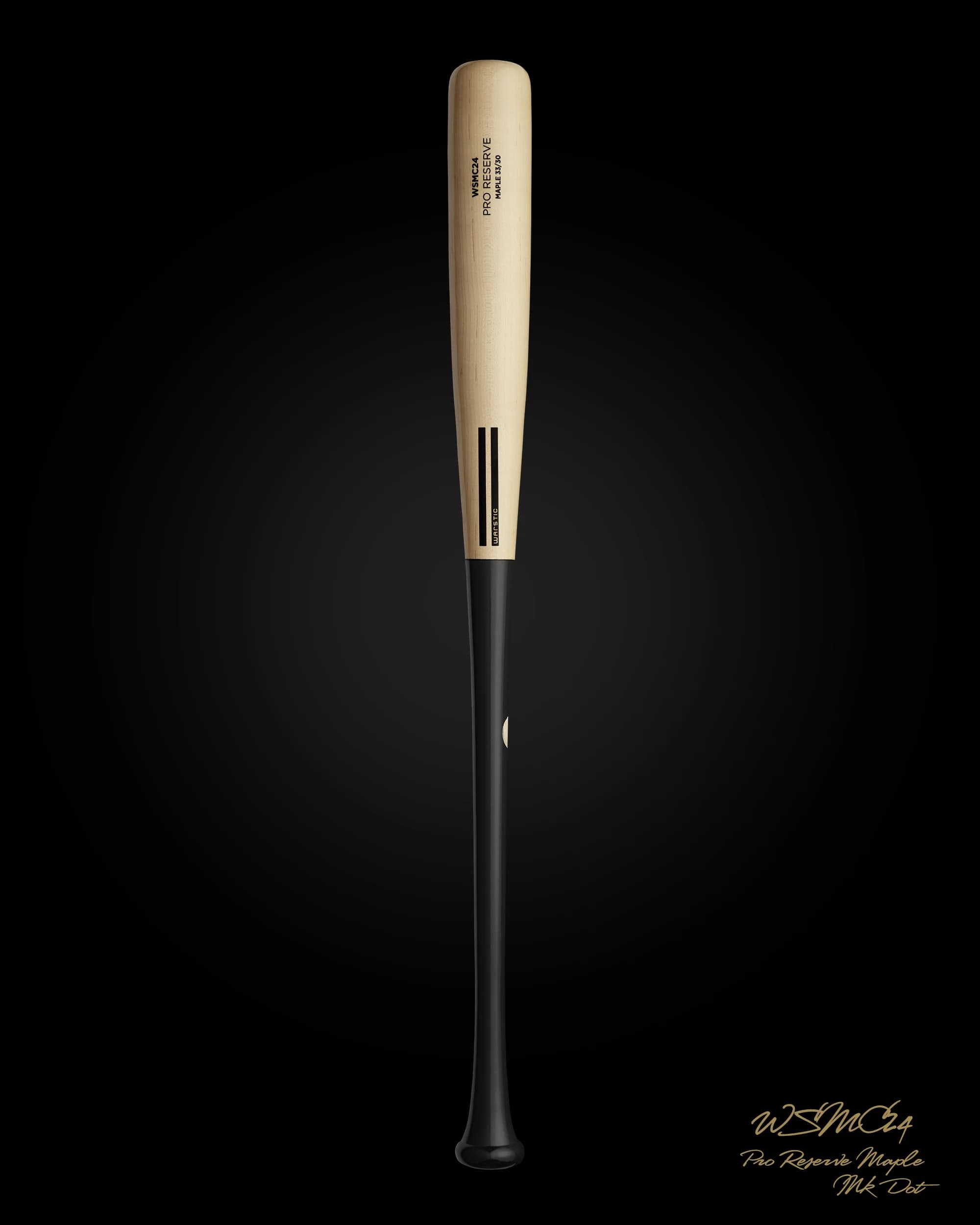Warstic WSMC24 Pro Miggy Reserve Maple Wood Bat, game wood bats, adult: photo from Warstic
