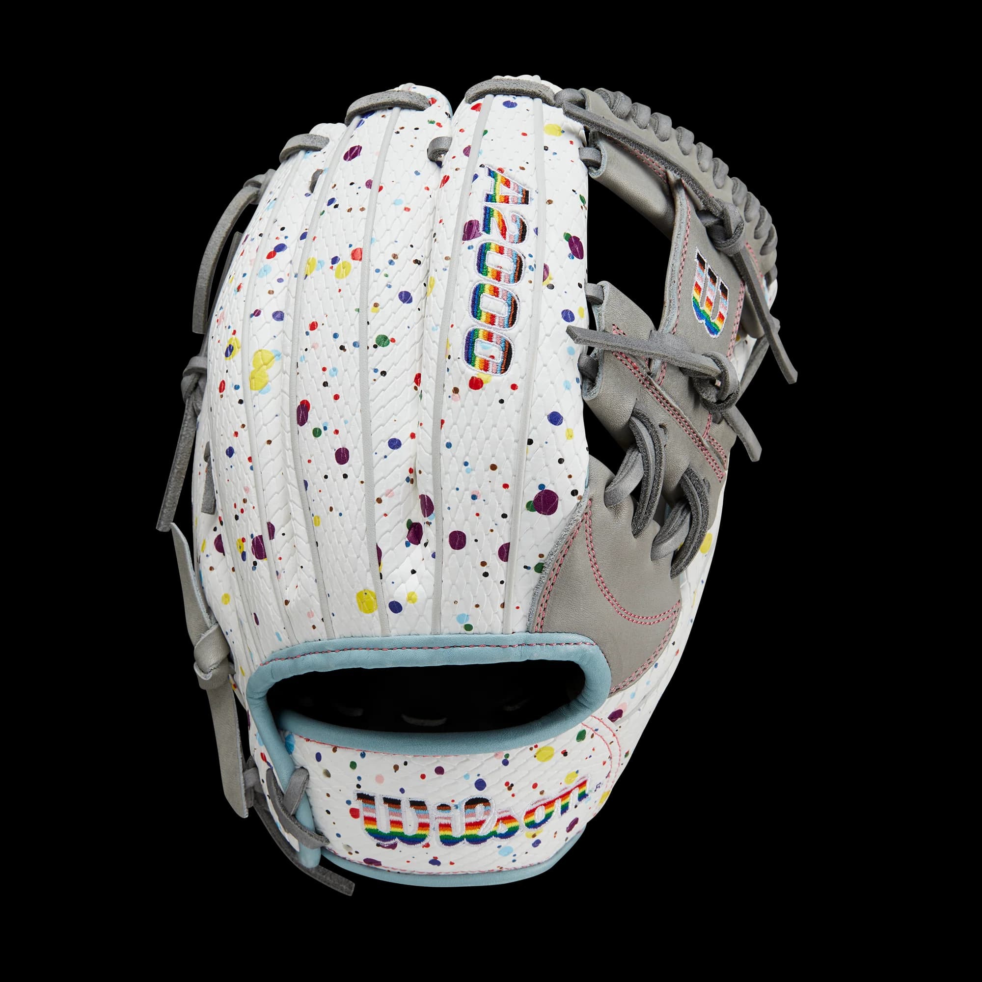 Wilson 2023 Pride Series A2000® 1787SS 11.75” Infield Baseball Glove, infield gloves: photo from Wilson