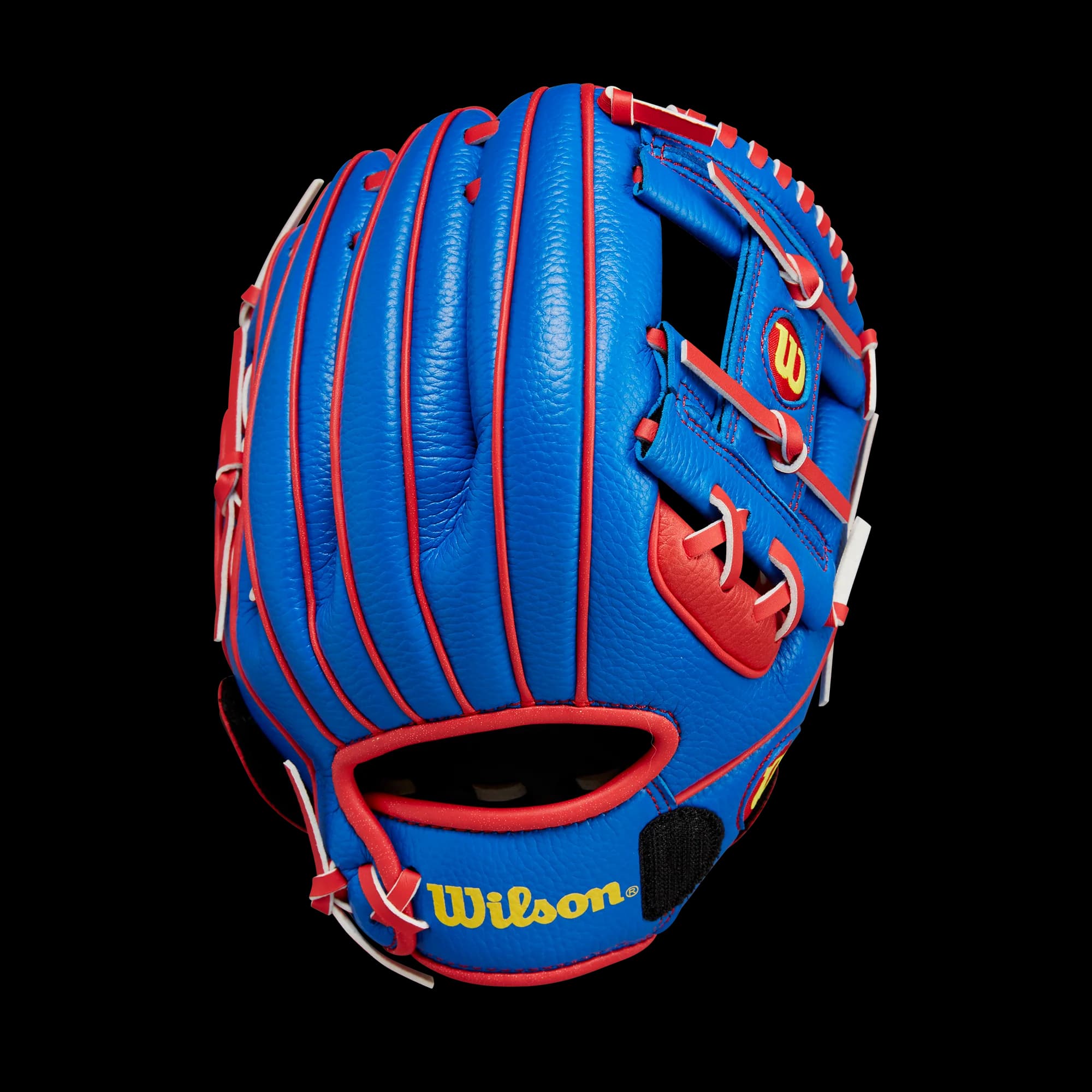 Wilson 2024 A200™ EZ Catch™ Royal 10” T-Ball Glove, youth gloves: photo from Wilson