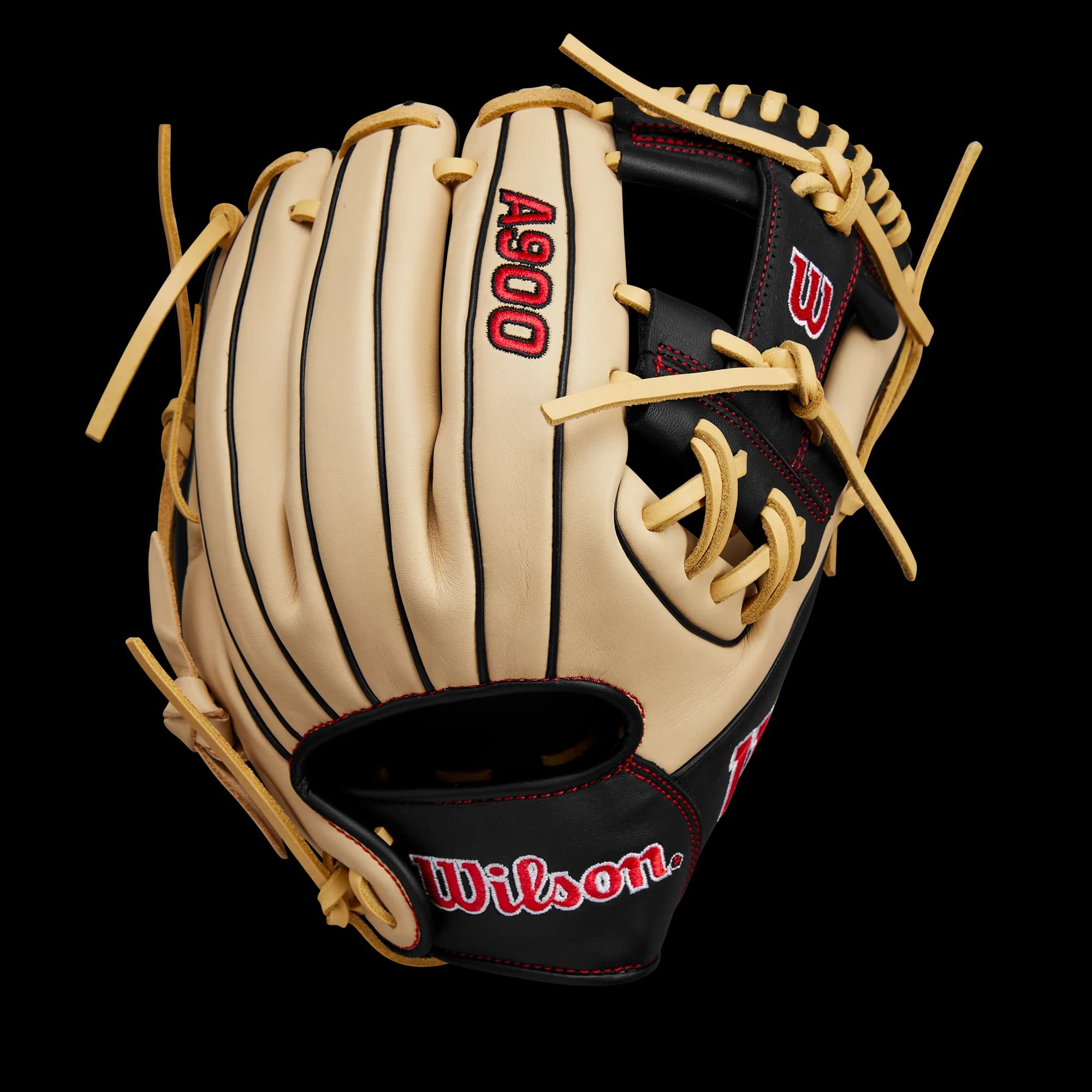 Wilson 2024 A900® PF115 Pedroia Fit™ 11.5” Infield Baseball Glove, youth gloves: photo from Wilson