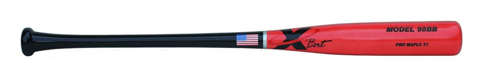 X Bats Youth Maple 98BB, game wood bats, youth: photo from X Bats