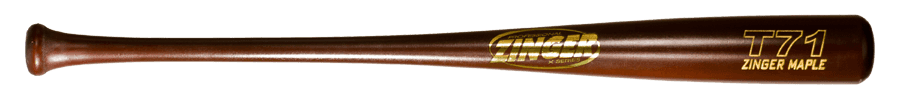 Zinger Bats T71 - Transitional Series, game wood bats, youth: photo from Zinger Bats