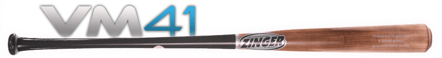 Zinger Bats VM41 - Professional X Series, game wood bats, adult: photo from Zinger Bats