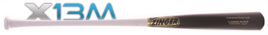 Zinger Bats X13M - Professional X Series, game wood bats, adult: photo from Zinger Bats
