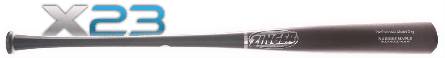 Zinger Bats X23 - Professional X Series, game wood bats, adult: photo from Zinger Bats
