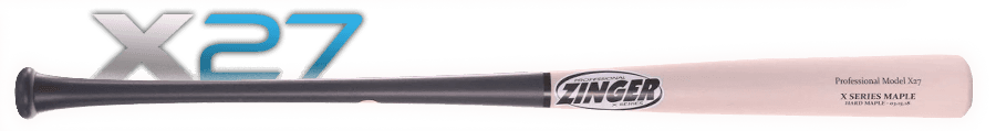 Zinger Bats X27 - Professional X Series, game wood bats, adult: photo from Zinger Bats