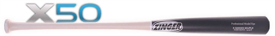 Zinger Bats X50 - Professional X Series, game wood bats, adult: photo from Zinger Bats