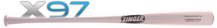Zinger Bats X97 - Professional X Series, game wood bats, adult: photo from Zinger Bats